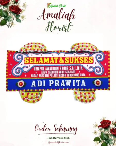 Papan Bunga Ucapan Selamat Tobuuha